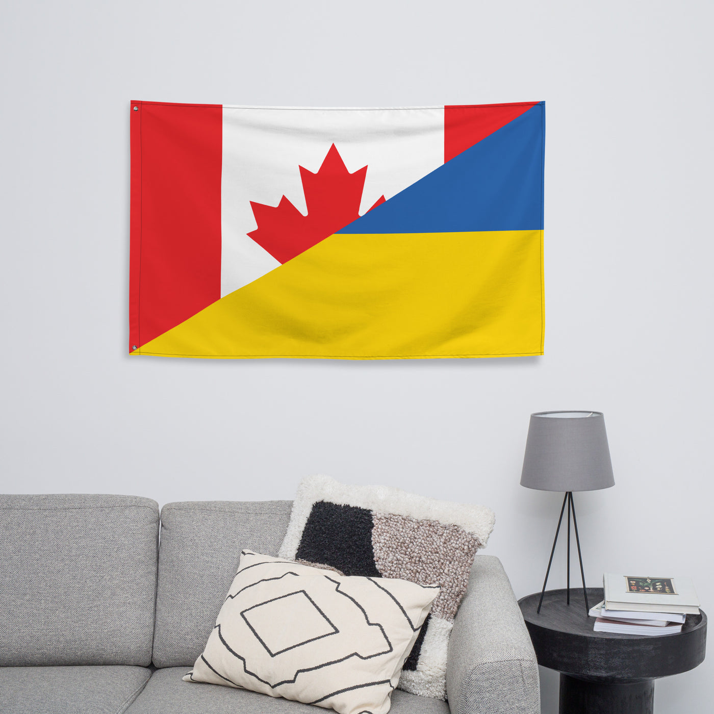 Canada-Ukraine Flag