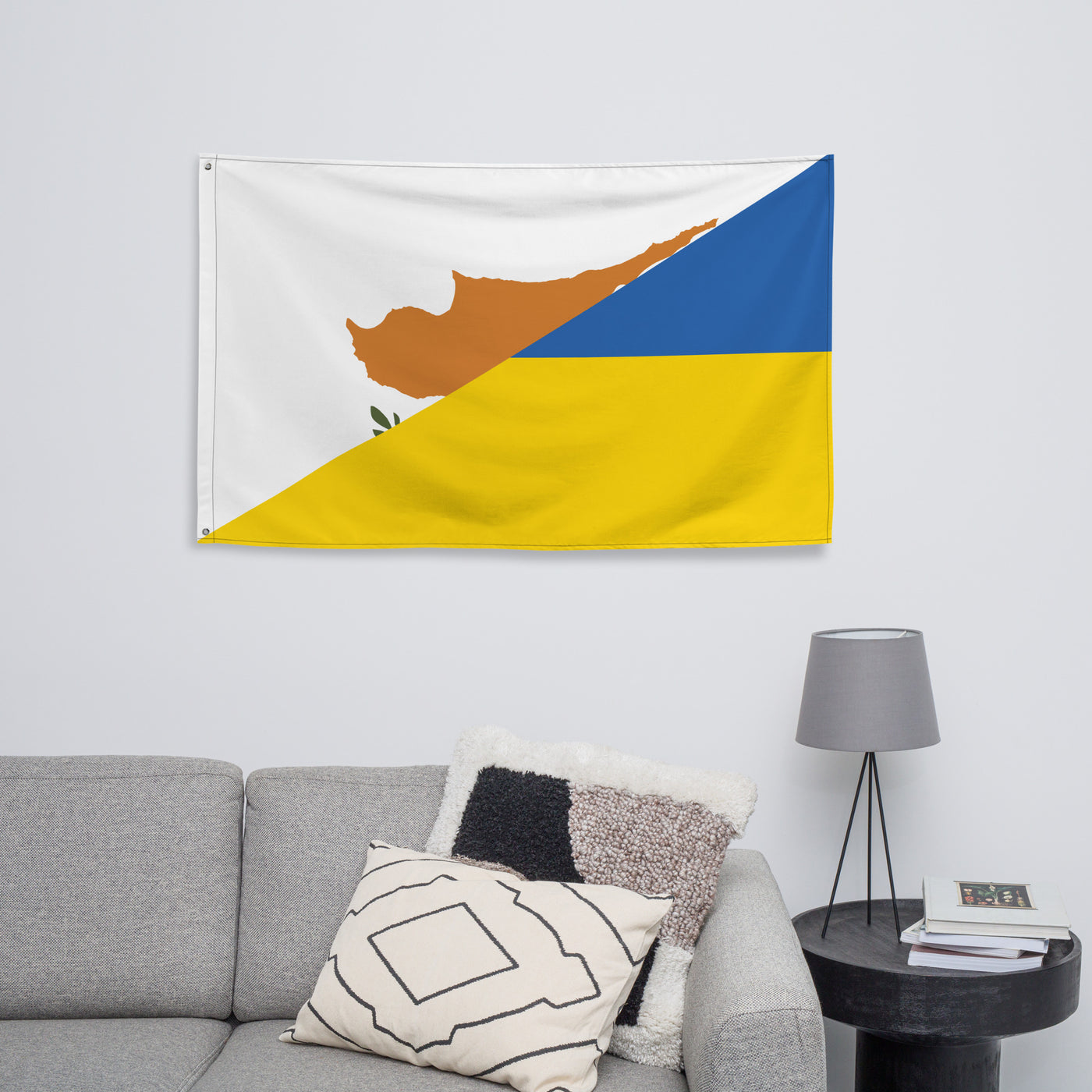 Cyprus-Ukrainian Flag