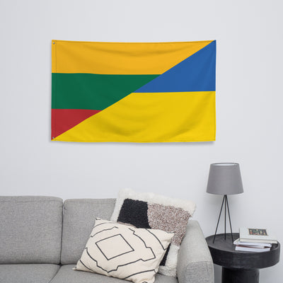 Lithuania-Ukrainian Flag
