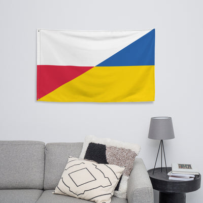 Poland-Ukrainian Flag