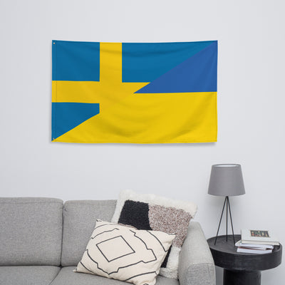 Sweden-Ukrainian Flag