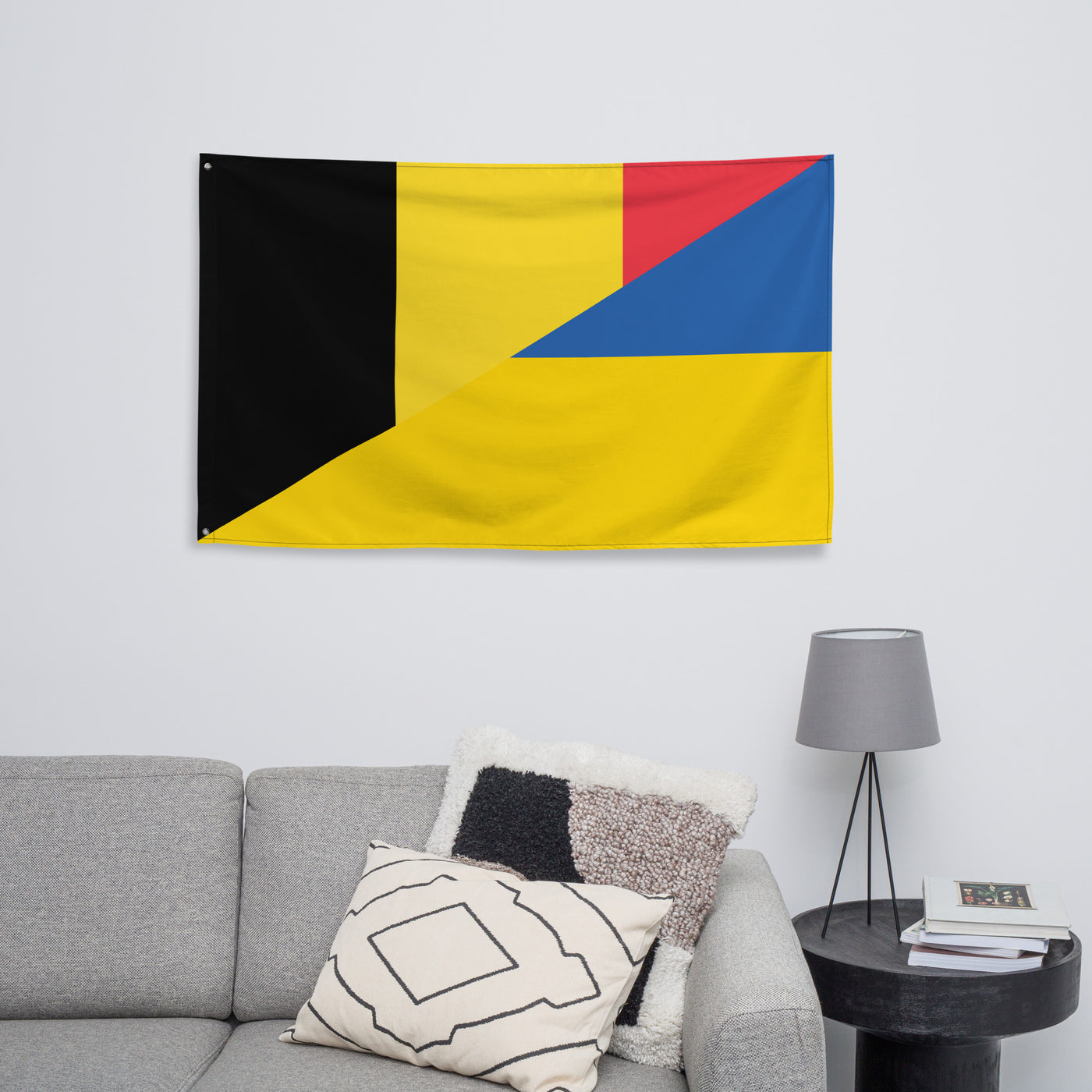 Belgium-Ukrainian Flag