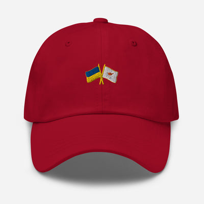 Cyprus-Ukraine Cap Embroidery