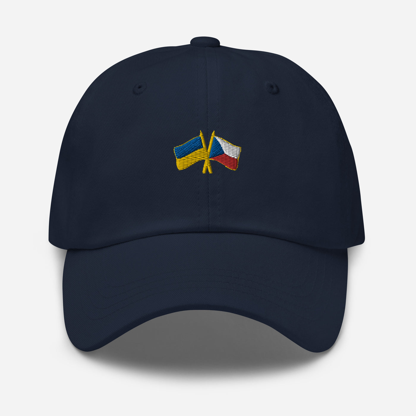 Czech Republic-Ukraine Cap Embroidery