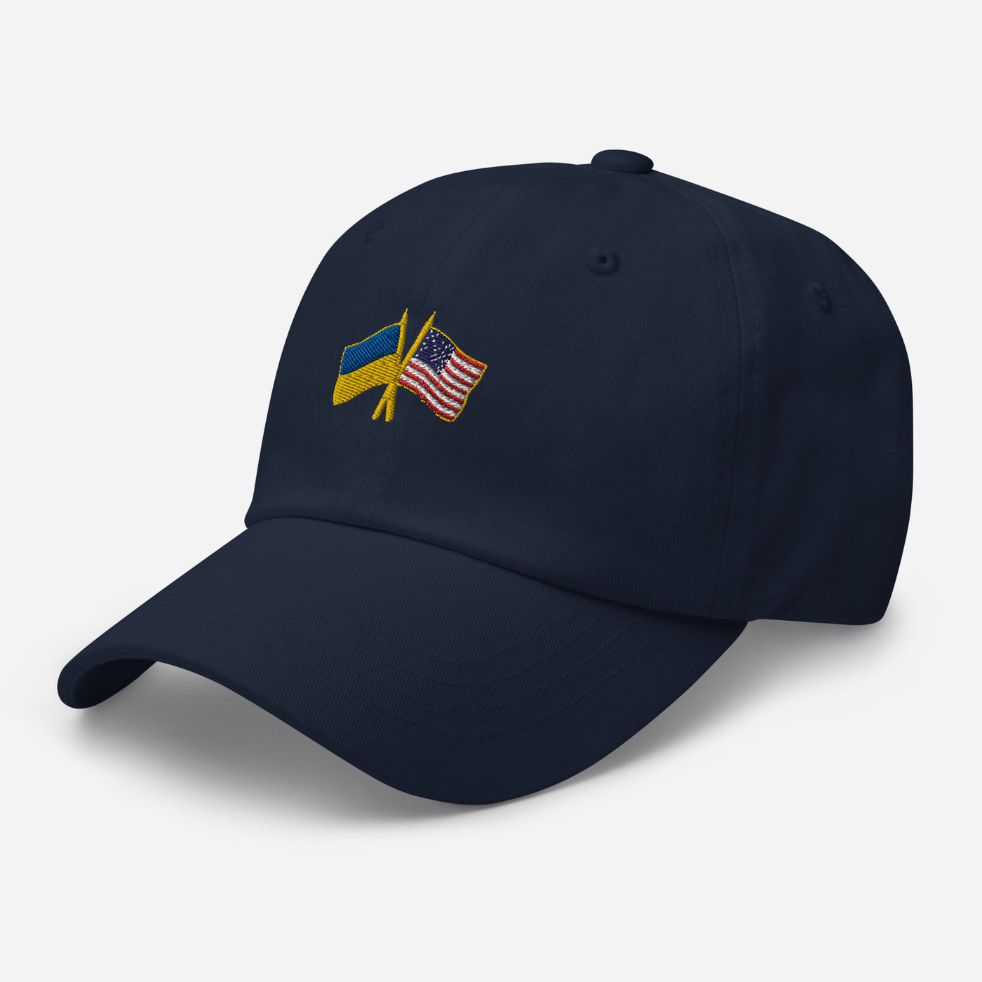 United States-Ukraine Cap Embroidery