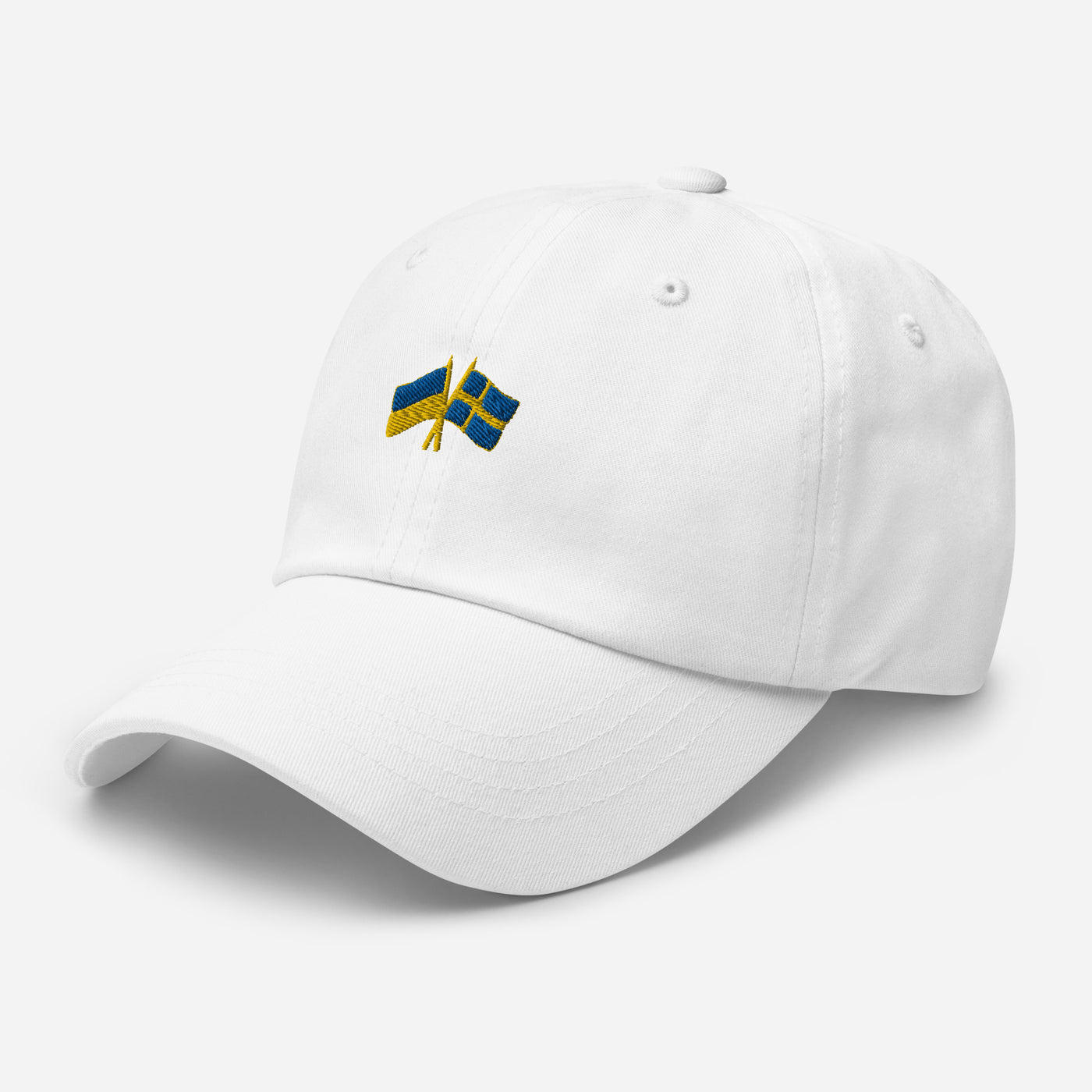 Sweden-Ukraine Cap Embroidery