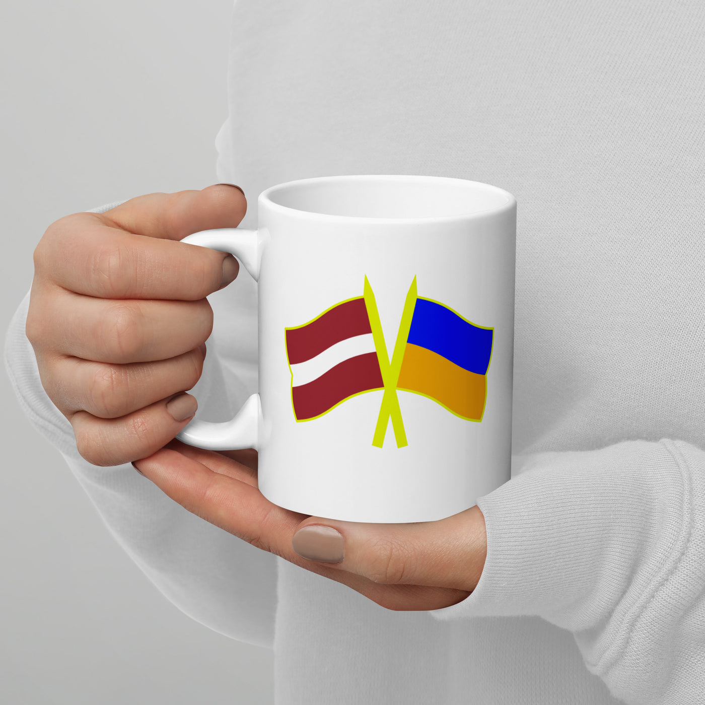 Latvia-Ukraine Mug