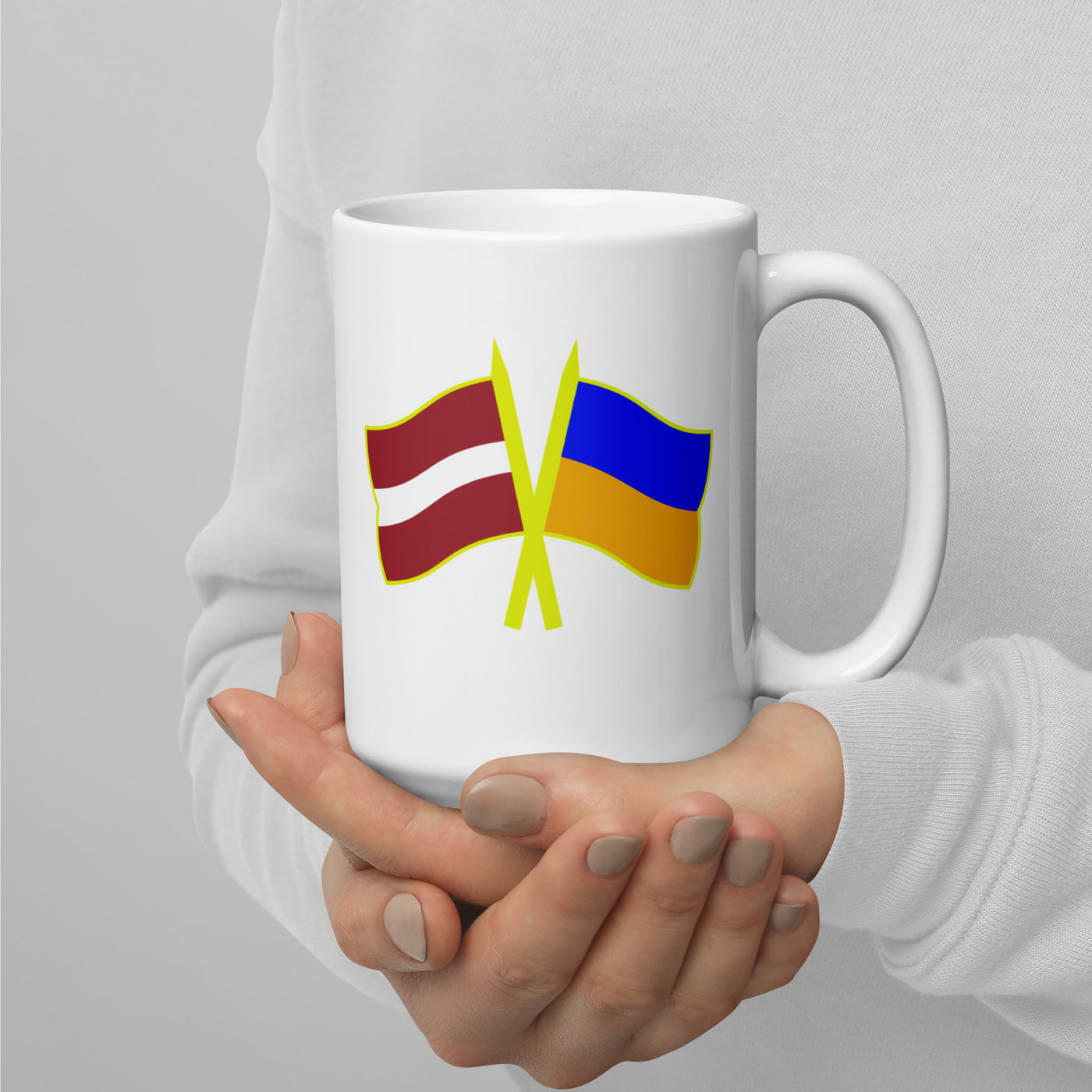 Latvia-Ukraine Mug