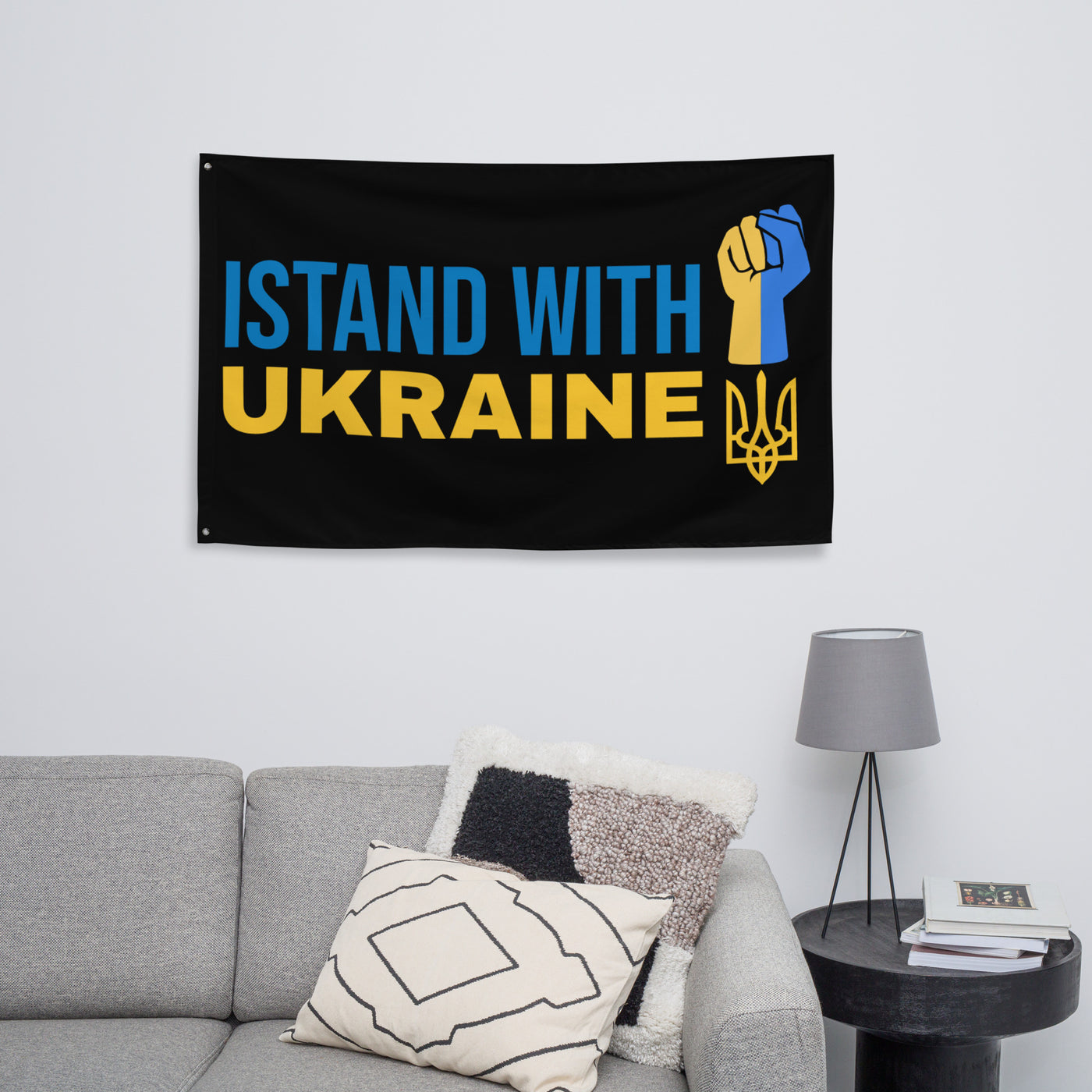 IStand With Ukraine Flag