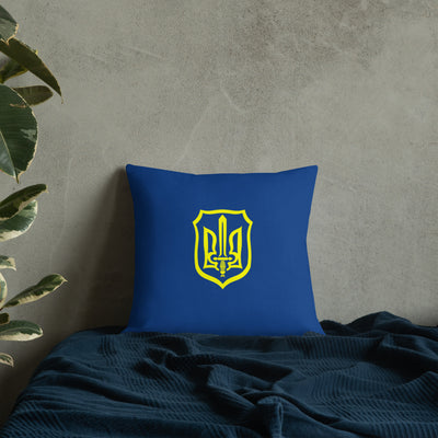 Ukrainian Military Emblem 2 Premium Pillow