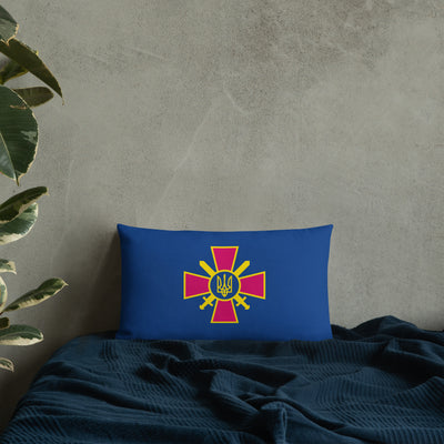 Ukrainian Military Emblem 3 Premium Pillow
