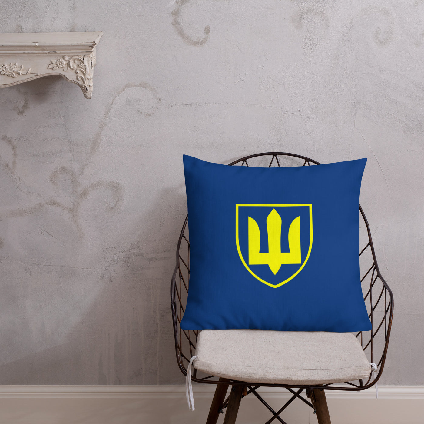 Ukrainian Military Emblem 1 Premium Pillow