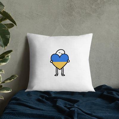 Love to Ukraine Premium Pillow