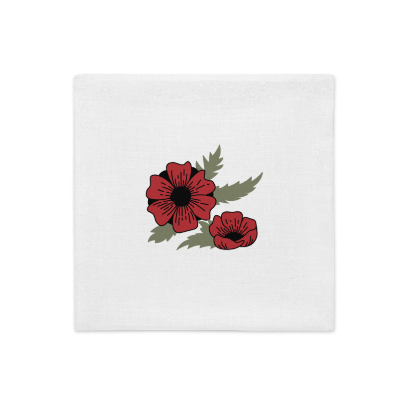 Remembrance Poppies Pillow CASE