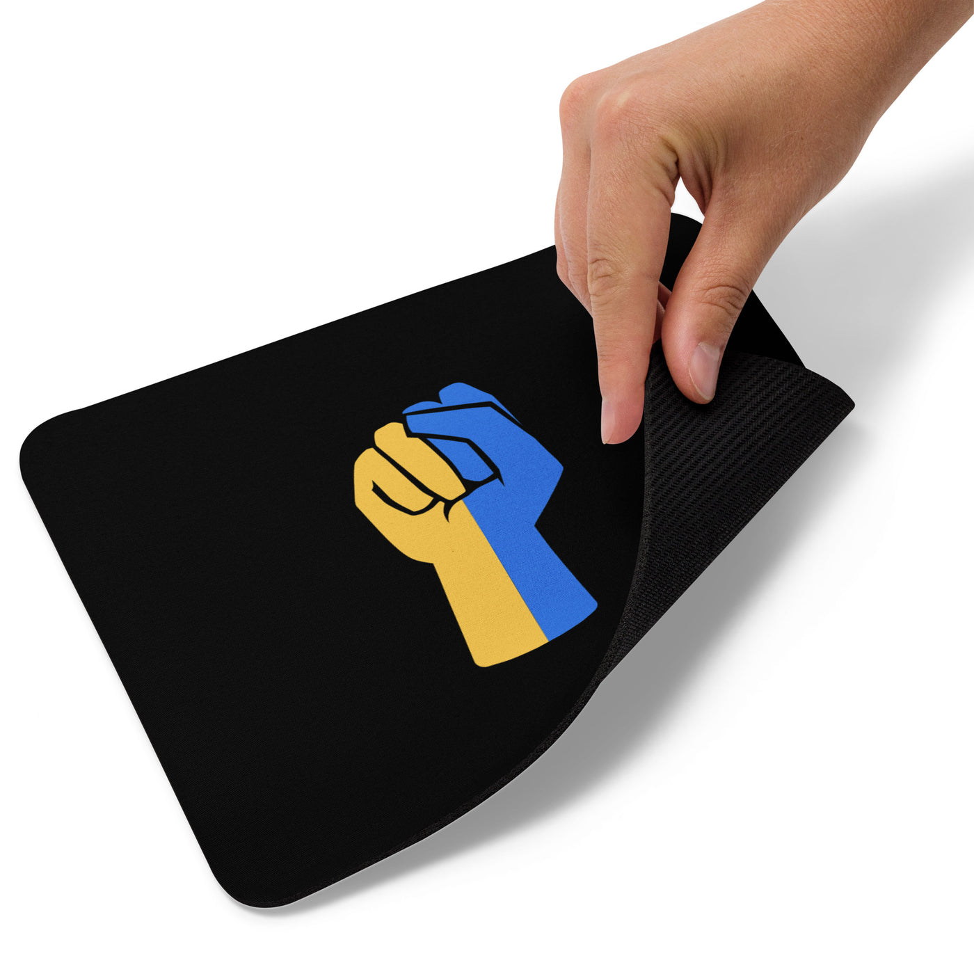Raise Your Fist for Ukraine Mouse Pad