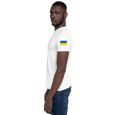 Ukrainian Flag T-shirt Sleeve Print