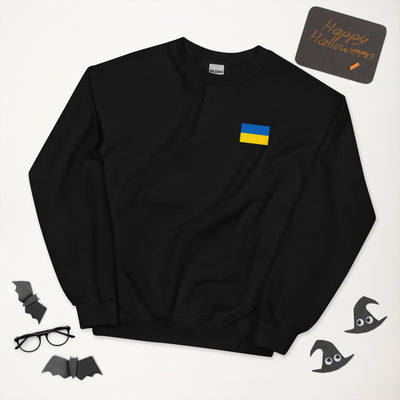 Ukrainian Flag Sweatshirt Print