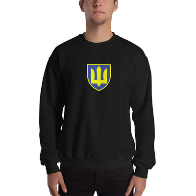 Ukrainian Military Emblem 1 Big Colored Sweatshirt Print