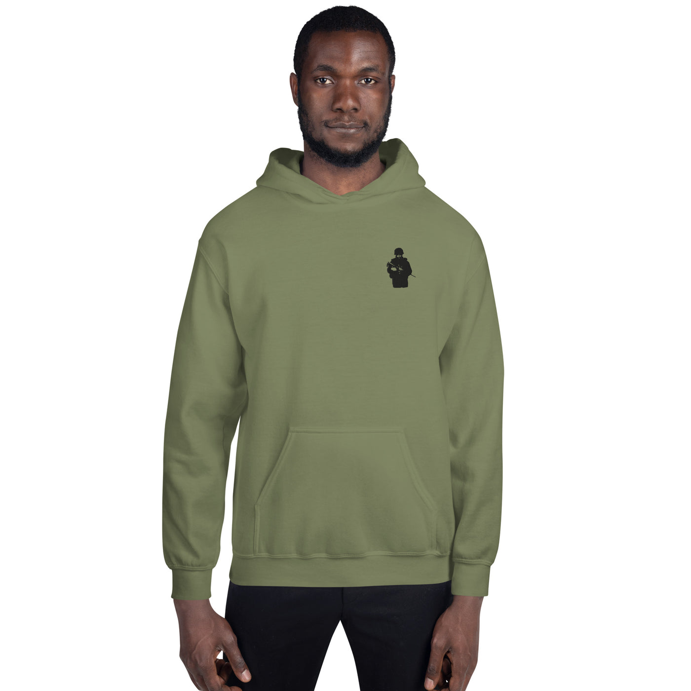 Soldier Heavy Blend Hoodie Embroidery