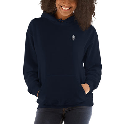 Trident of Freedom Heavy Blend Women Hoodie Embroidery