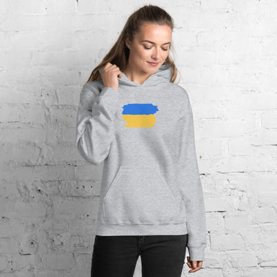Flag of Ukraine Heavy Blend Hoodie Print