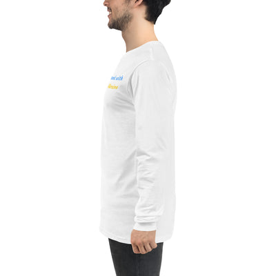 Stand With Ukraine  Long Sleeve Shirt  Embroidery