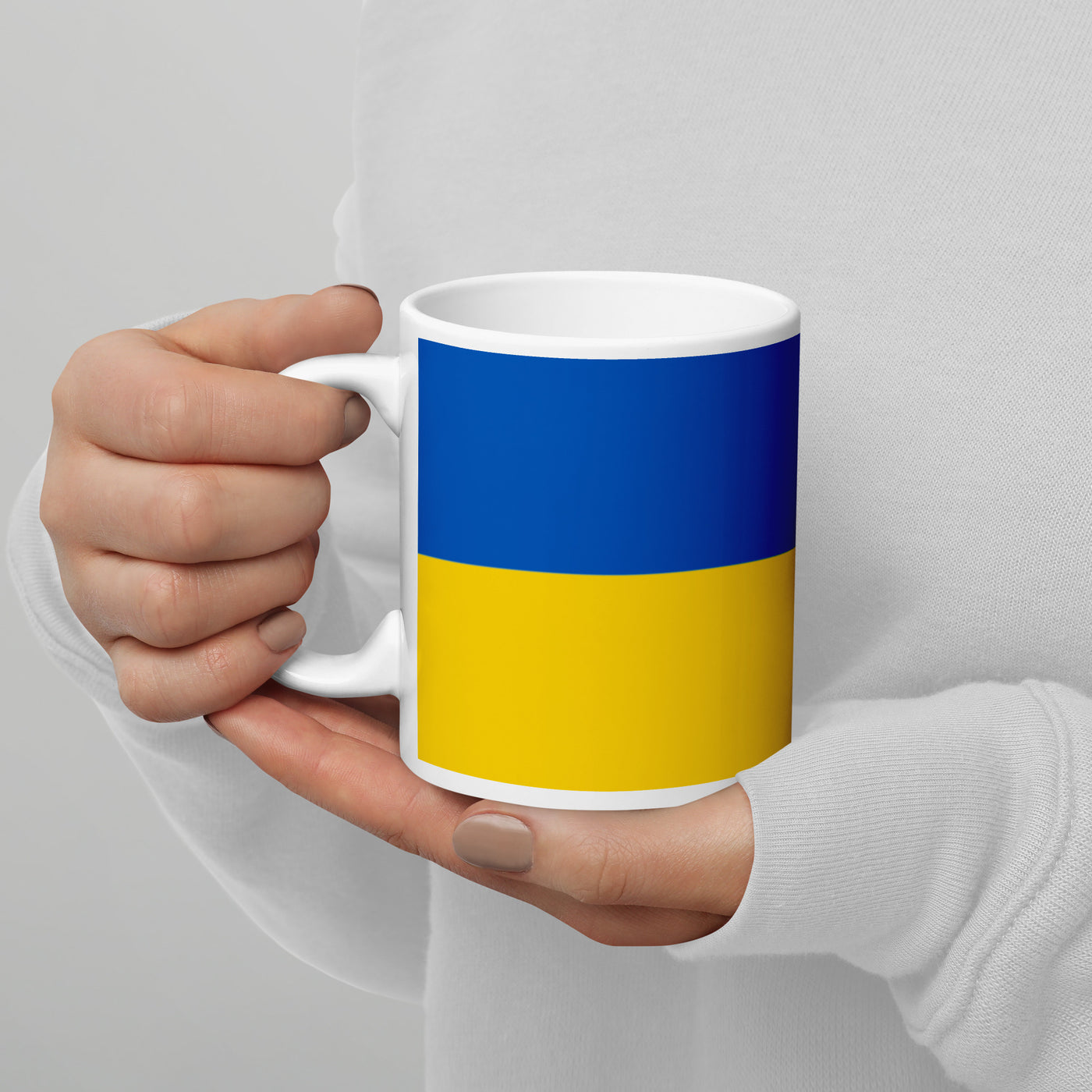 Ukrainische Flaggen-Becher